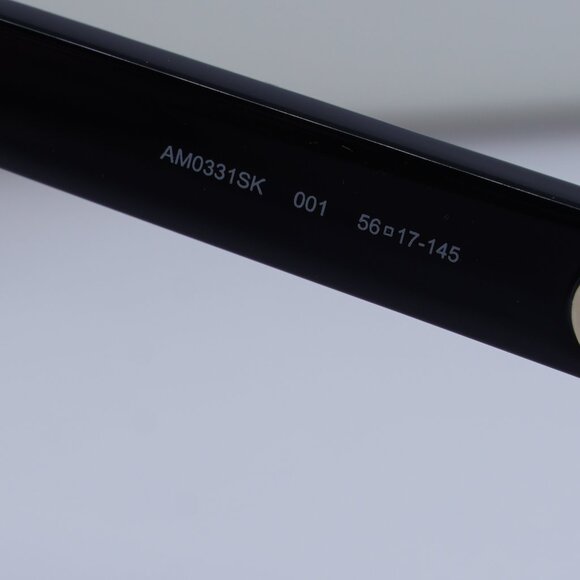 Alexander McQueen AM0331SK 001 Square Sunglasses - Black/Grey - Picture 7 of 8